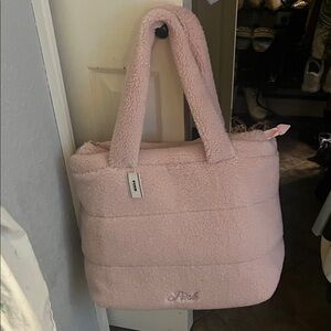 Pink Victoria Secret Sherpa Tote Bag - Brand New